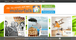 Desktop Screenshot of malerfalk.de